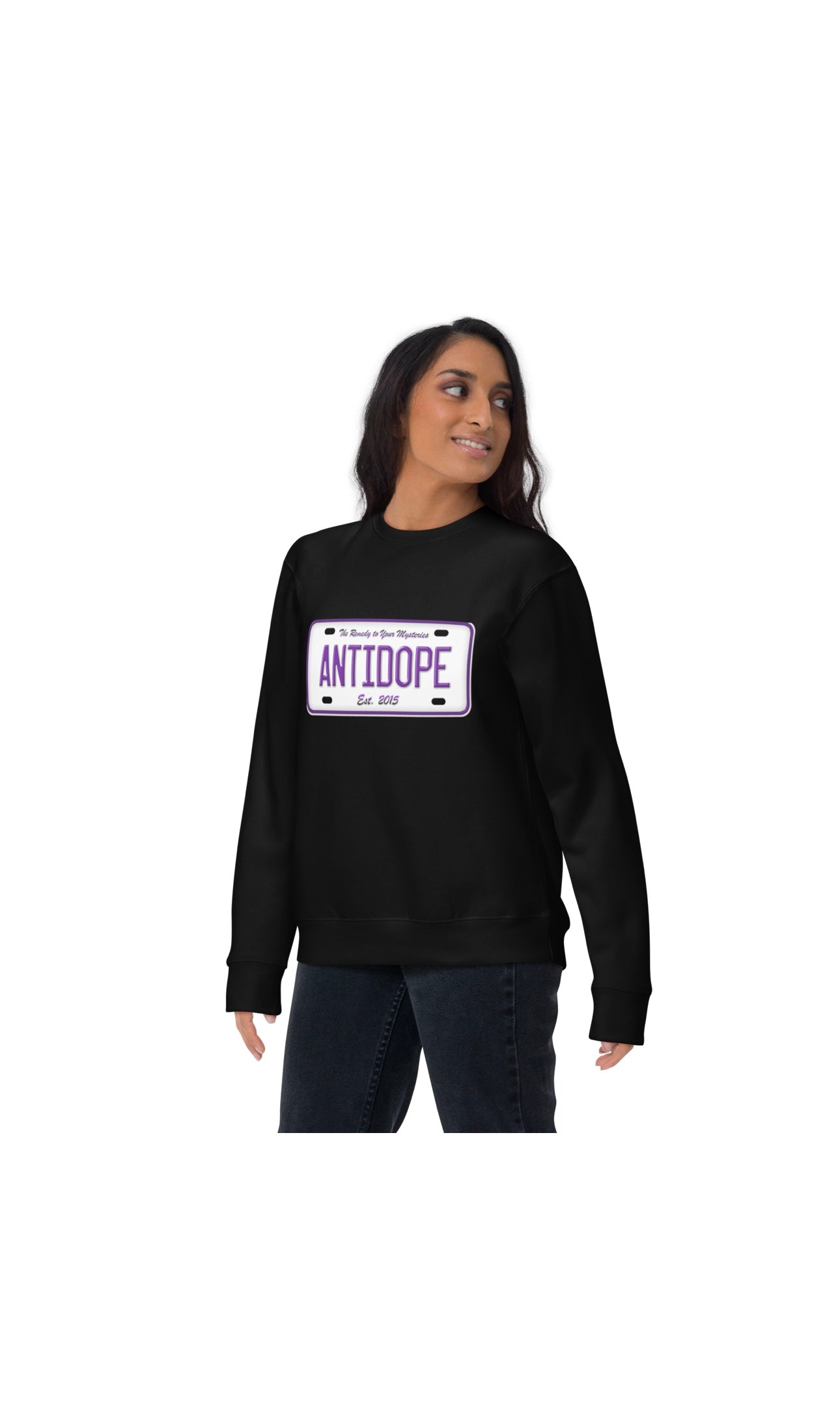 *LIMITED EDITION                       AntiDope License plate  Sweatshirt